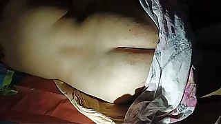 My Wife Mou showing her milky white back and hottest ass